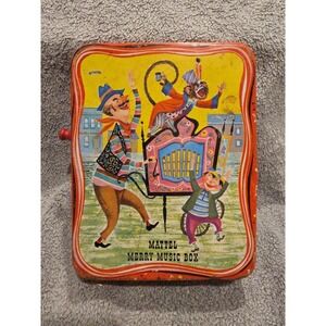 USA 1950s Vintage Mattel Merry Music Box Doesn't Play Music